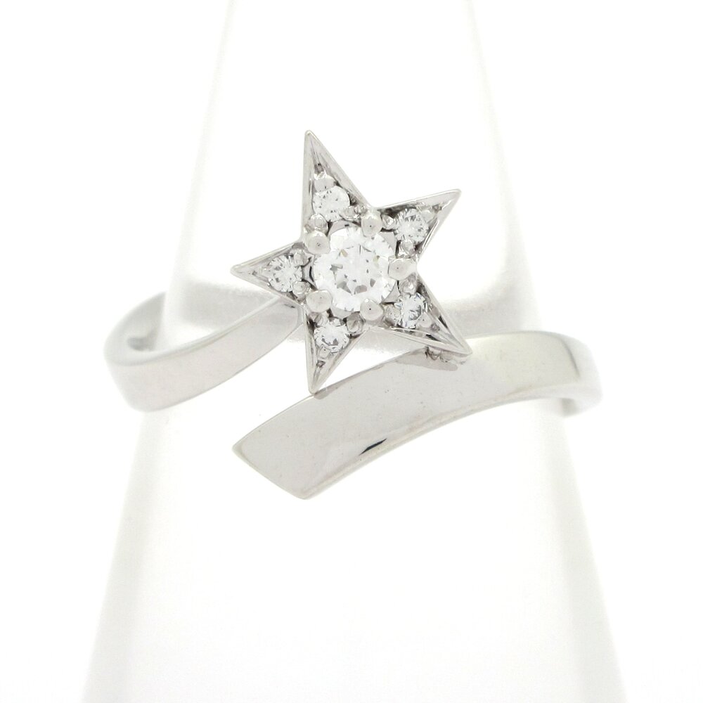 Chanel Comete Ring 18K White Gold Diamond